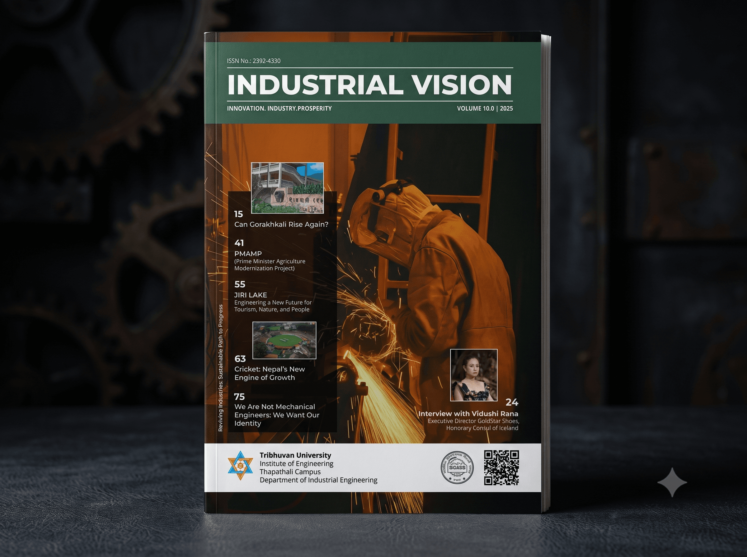Industrial Vision 10 — Industry in Nepal, magazine cover